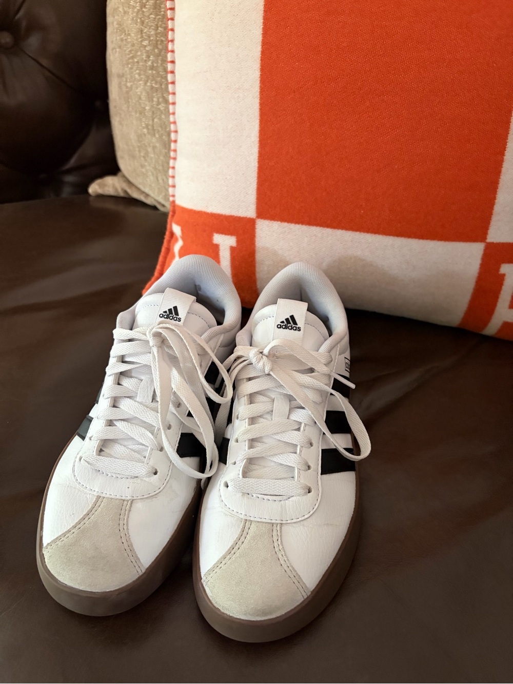 adidas White and Black Women's Sneakers
